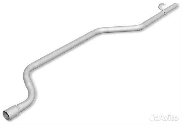 Труба задняя через мост Газель выхлопная