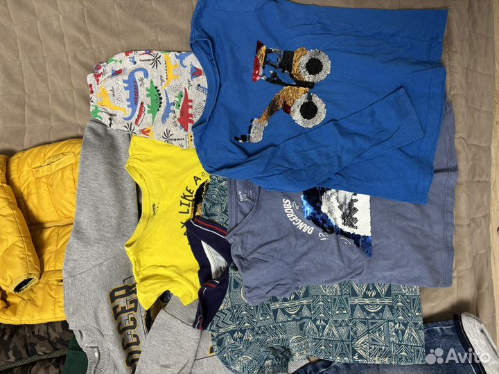 Вещи пакетом на мальчика 98-104