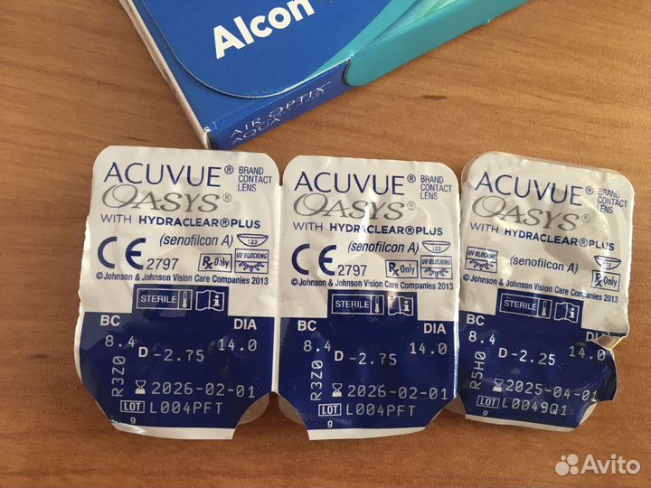 Линзы acuvue oasys 2.75