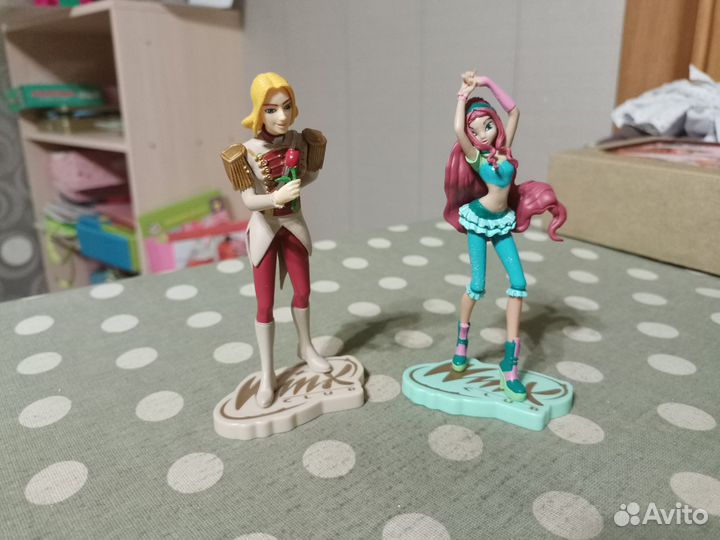 Фигурки винкс из журнала и киндера