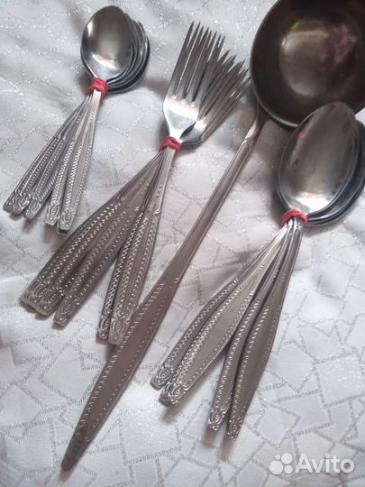 Наборы, вилки, ложки, ножи, СССР нержавейка