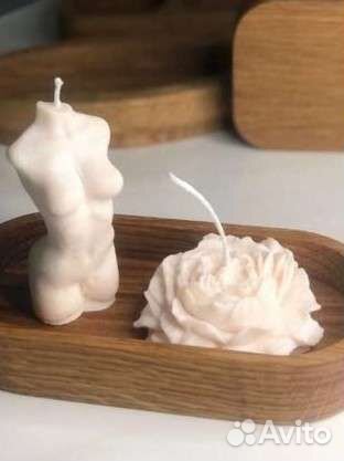 Аромасвеча в гипсе интерьерные свечи