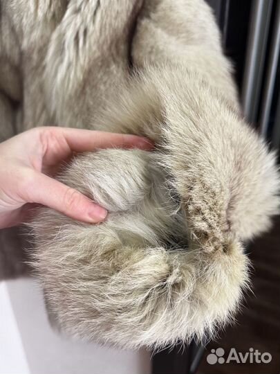 Полушубок песец винтаж