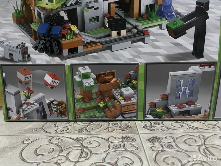 Конструктор майнкрафт Горная пещера 1013-1