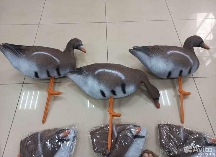 Чучела гусей 40шт