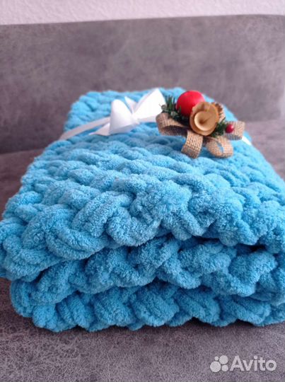 Плед детский плюшевый