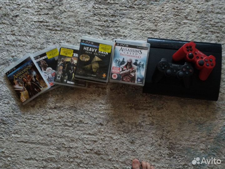 Sony PS3 super slim прошитая 500 гб