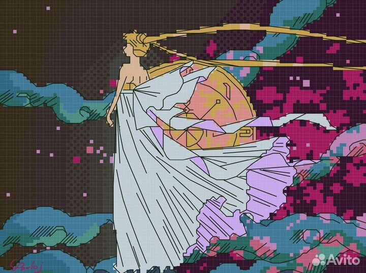 Схема для вышивания, Аниме