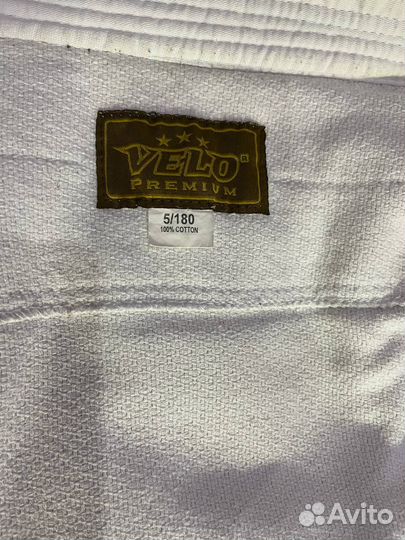 Кимоно для дзюдо 180 velo