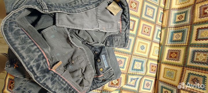 Джинсы мужские Scotch&soda, 34/34, серо синие, бу