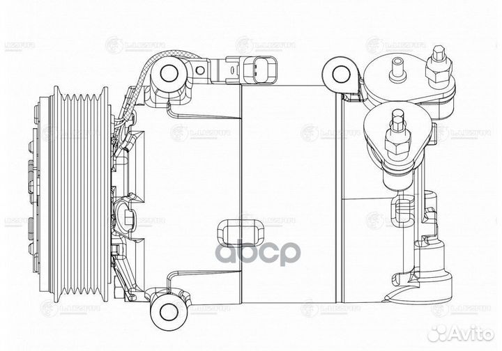 Компрессор кондиционера land rover/ford range R