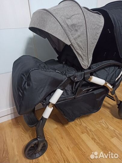 Детская коляска для двойни новые Luxmom 3201 доста