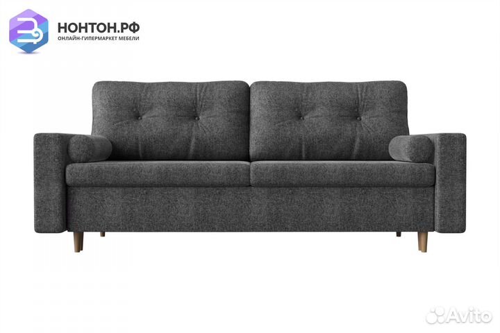 Диван пантограф Белфаст рогожка серая