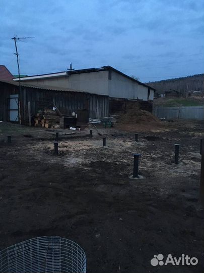 Сваи винтовые с установкой