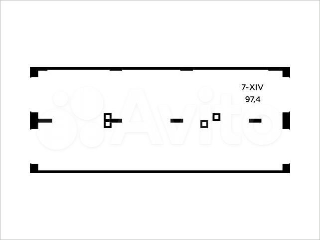 Аренда торговое помещение, площадь 97.7 кв.м