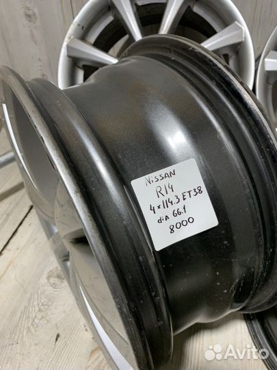 R14 4/114.3 диски литые