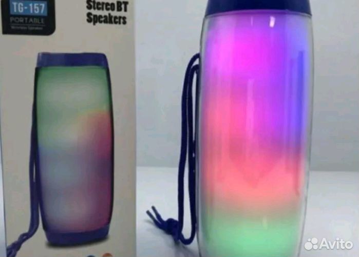 Bluetooth колонка с подсветкой