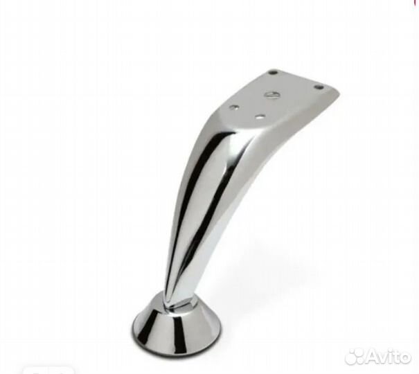 Ножка для мебели 102, H120мм, сталь