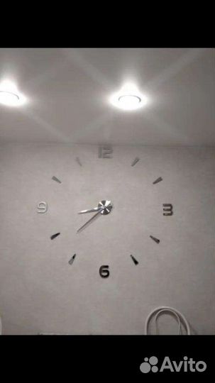 Часы настенные «Стильные» серебро