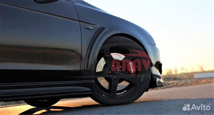 Жабры Evo на крылья для Mitsubishi Lancer 10(Х)