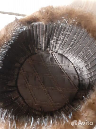 Шапка женская норковая обманка 56-57