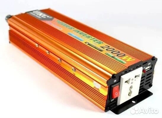 Инвертор напряжения 12-220V UKC 2000W