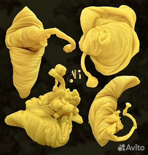 Отливка воском. Чистка. Снятие негатива