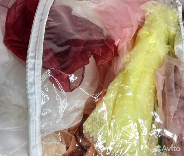 Ткань хлопок шелк капрон мех тесьма нитки