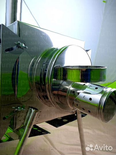 Печь туристическая Малая на 15 л. c экранами с тре