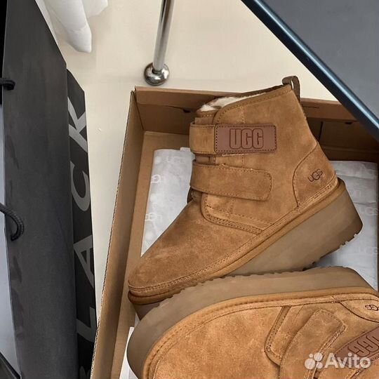 UGG угги Neumel Platform Beige (Арт.4513)