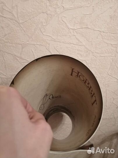 Автограф Эллайджи Вуда, флаер-флажок Хоббит