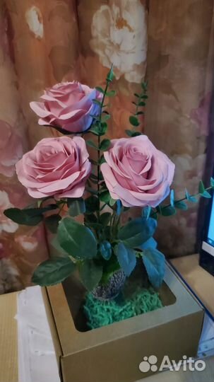 Розы композиция