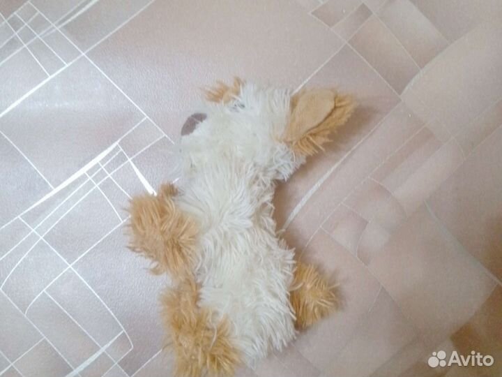 Мягкие игрушки собака и ёжик