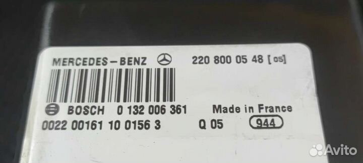 Компрессор центрального замка 220 800 05 48 Mercedes-Benz S W220 3.2 Дизель