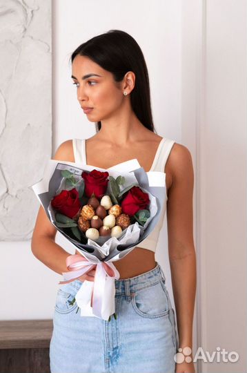 Букеты с клубники в шоколаде