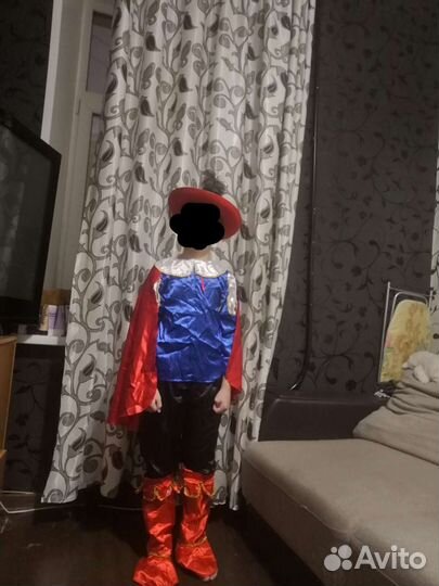 Детский костюм, кот в сапогах