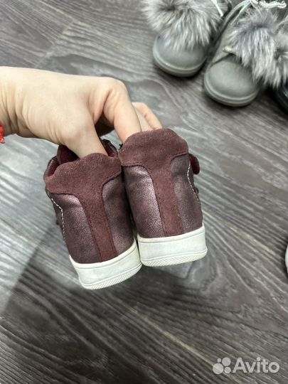 Ботинки демисезоные Котофей для девочки 21 22