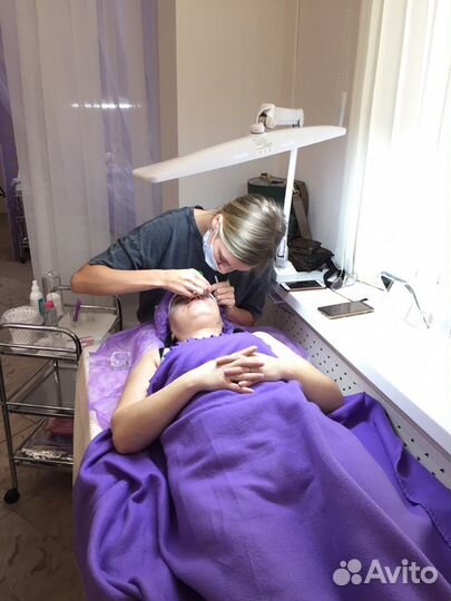 Обучение ламинированию ресниц