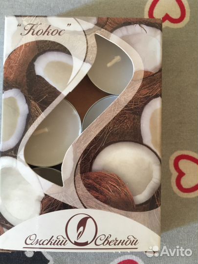 Свеча чайная 6 шт. в наборе с ароматом