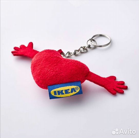 Кольцо для ключей, сердце IKEA