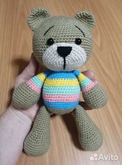 Вязанная игрушка. Мишка Тедди