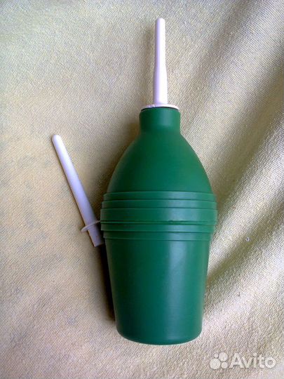 Спринцовка, груша резиновая.с 2 наконечниками