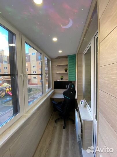 Остекление балконов и отделка / Балкон под ключ