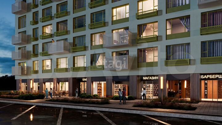 2-к. квартира, 56 м², 2/17 эт.