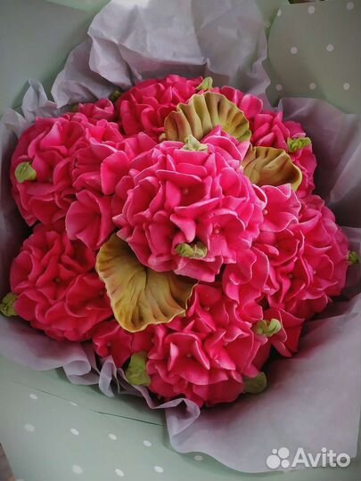 Съедобные зефирные цветы