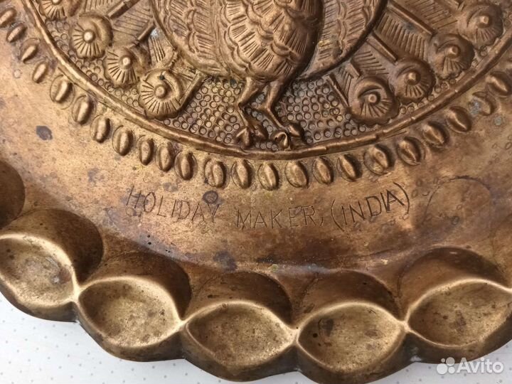 Блюдо декоративное настенное Индия