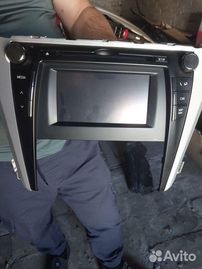 Штатная магнитола тойота камри 55