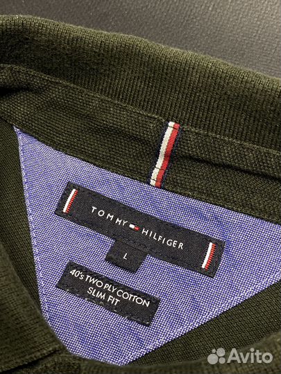 Поло с длинным рукавом Tommy Hilfiger L оригинал