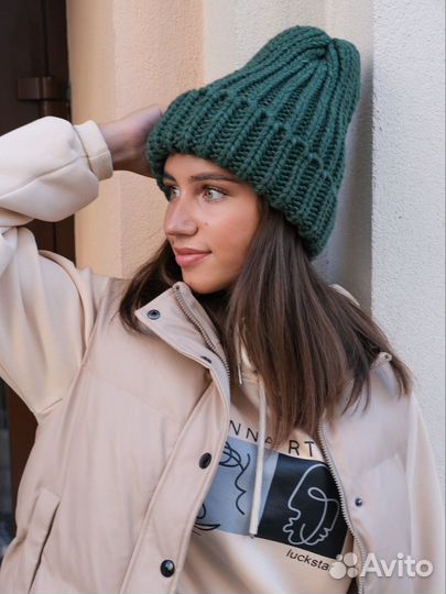 Шапка женская вязаная