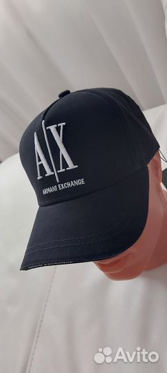 Бейсболка Аrmani Еxchange велюровый хлопок lux